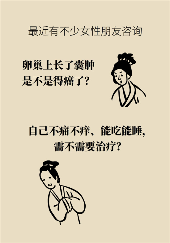 卵巢囊腫科普動漫：卵巢囊腫是腫瘤嗎？要學(xué)會這樣區(qū)分