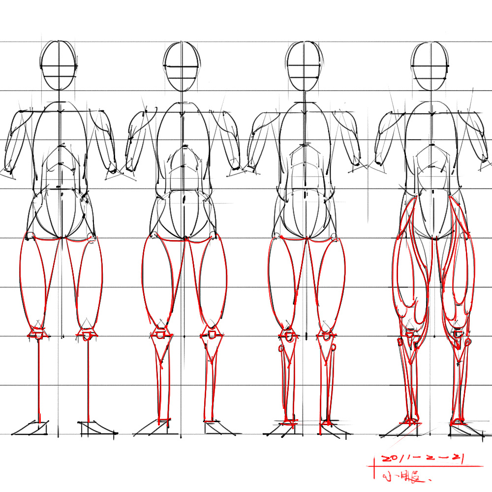 「動(dòng)漫設(shè)計(jì)」分享一波繪畫專用人體解剖素材 part 04
