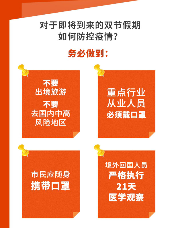 新冠病毒疫情防控不放松，假期出行如何做？